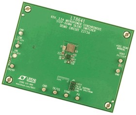 Фото 1/2 DC2373A, Demonstration Board, LT8641EUDC#PBF, Step-Down Silent Switcher, Synchronous, 65 V, 3.5 A Out