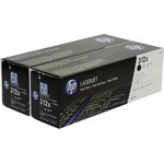 HP 312X Black Dual Pak LaserJet Toner Cartridge (CF380XD), Тонер-картридж
