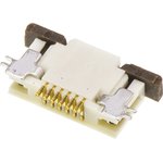 527460671, Соединитель FFC/FPC 6 контактов шаг 0.5мм угловой SMD серия Easy-OnT ...