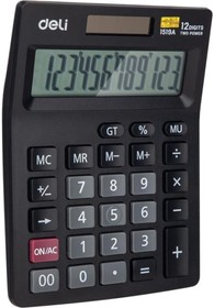 Фото 1/5 Настольный калькулятор e1519a 12-разрядный черный 205x132x105 мм 1754764