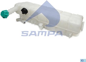 Фото 1/2 202.063-01, Бачок расширительный КАМАЗ-5490 MERCEDES Axor 2 системы охлаждения SAMPA