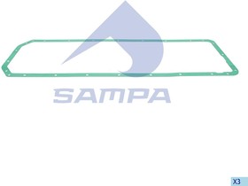 Фото 1/2 044.395, Прокладка SCANIA 4,G,P,R,T поддона масляного SAMPA