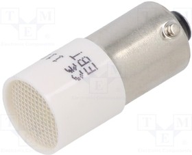 1882412W, Индикат.лампа: LED; BA9S,T10; белый; пластик; 110ВAC; 110ВDC
