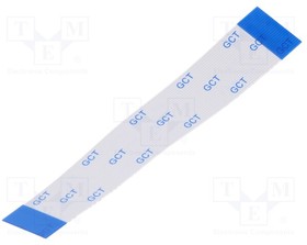 05-24-A-0076-A-4-06-4-T, FFC / FPC Jumper Cables 0.5mmP. FlatFlexCble, 24Contact, Conductor SameSide, Len76mm/3in, Tin Plt