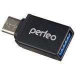 Perfeo adapter USB на Type-C c OTG, 3.0 (PF-VI-O006 Black) чёрный