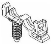 12040984-B, Automotive Connectors CONDUIT CLIP NAIL 6.35DIA