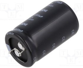 ELH2WM221P40KT, УА20% 10mm 450V 220uF Plugin,D25xL40mm Horn-Type Electrolytic Capacitors ROHS