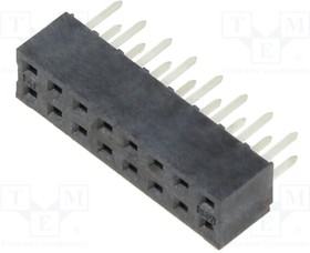 0791077007, Headers & Wire Housings 2MM RECEPT. 16 CKT Vert Selective Gold