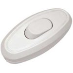 Wall lamp switch 6A 250V (Euroslot) white UNIVersal A106