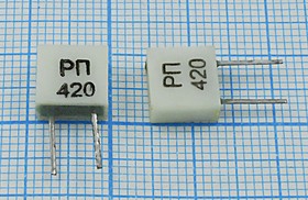 Керамические резонаторы 420кГц с двумя выводами РП420; №пкер 420 \C08x4x08P2\\\\РП420\2P-1