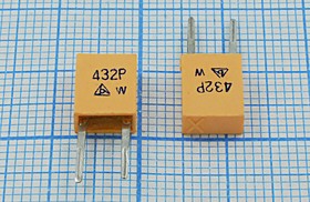 Керамические резонаторы 432кГц с двумя выводами; №пкер 432 \C07x4x09P2\\3000\ \XZT432P\2P-2