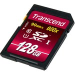 TS128GSDXC10U1, Memory Card, SD, 128GB, 90MB/s, Black