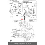 LFJD18110, Свеча зажигания Mazda 3, 5, 6, CX-7