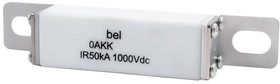 0AKK-9630-BB, 1000V-RATED FUSE FOR EV/HEV/ESS APPLICATIONS, 63A, STUD MOUNT WITH OFFSET BLADE 51AK0294