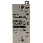 G3PA-420B-VD DC12-24, G3PA Series Solid State Relay, 20 A Load, Panel Mount ...