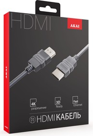 HDMI-кабель , Ver.1.4, 1м, PVC, черный CE-803B