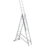 3-секционная алюминиевая лестница 3x10Ufuk Pro 411310