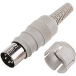 930964517 MAS 5100, MAS 5 Pole Din Plug, 4A, 34 V ac/dc IP30, Screw Lock, Male ...