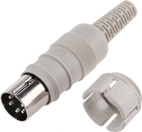 Фото 1/2 930964517 MAS 5100, MAS 5 Pole M16 Din Plug, 4A, 34 V ac/dc IP30, Screw Lock, Male, Cable Mount
