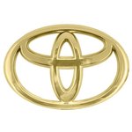 STE-020, Эмблема золото SW Toyota 110x74мм (скотч)