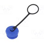 PX0481, Protective Cap for Appliance Plugs / Sockets, Polyamide, Blue