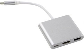 Фото 1/3 Telecom Кабель-концентратор USB3.1 TypeCm -- HDMI+USB3.0 +PD charging 4K@30Hz  TUC010T