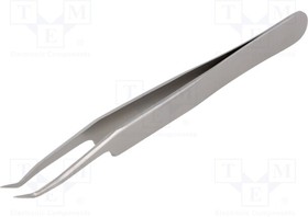 T2331, Tweezers; 115mm; for precision works; Blades: curved,narrowed