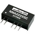 NMA1209SC, Isolated DC/DC Converters - Through Hole 1W 12-9V SIP DUAL DC/DC