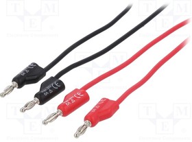 TLM66, Изм.аксесс: комплект измерительных проводов; 1м; черный,красный