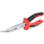 60473, Длинногубцы изогнутые диэлектрические 200 мм серия СТАНДАРТ