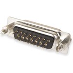Фото 2/2 DS1034-15 MBNSI44 (DBB-15M*) (DPS-15M Z + H*) (DBS-15M Z + H*), Вилка D-Sub 15 pin на плату, тип BRJ