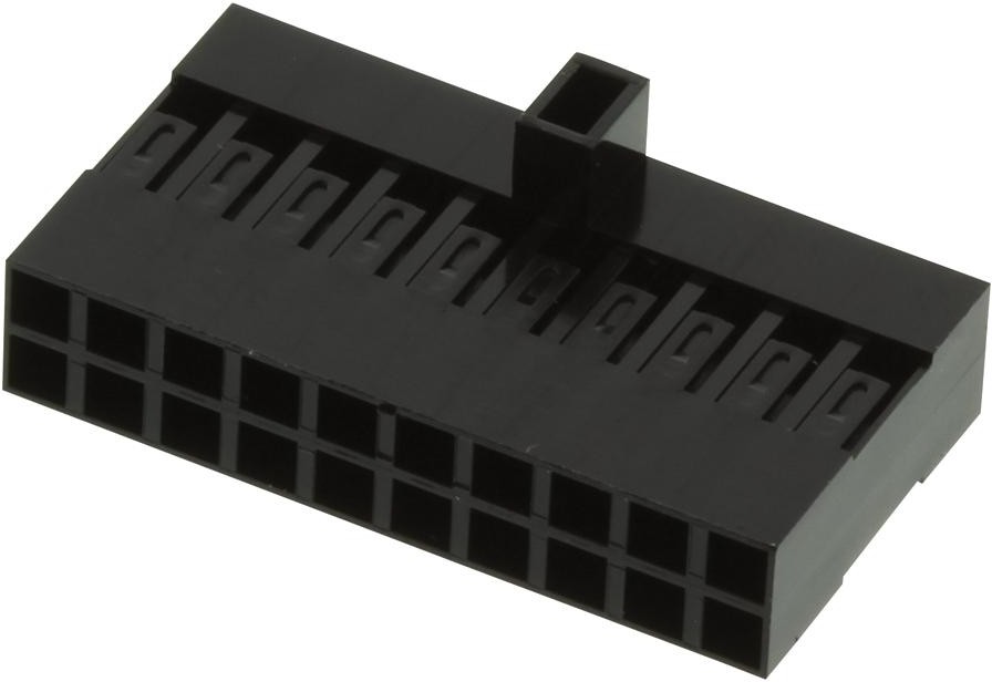 65846-006LF, Connector Housing, FCI Mini-PV 65846, Receptacle, 20 Ways ...