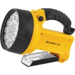 Ultraflash UF3712LED (фонарь аккум 220В/12В, желтый, 19 LED, 4В 2Ач, пластик ...