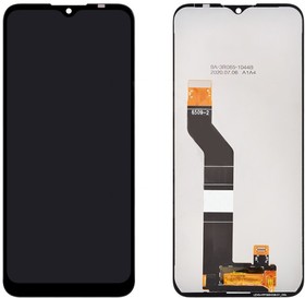 Дисплей (экран) в сборе с тачскрином для Nokia 1.4 черный