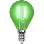 LED-G45-5W/GREEN/E14 GLA02GR Лампа светодиодная. Форма шар. UL-00002987