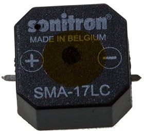 SMA-17LC-S, пьезоизлучатель с генератором, Sonitron | купить в розницу ...