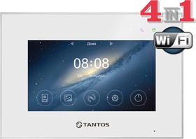 Монитор видеодомофона Tantos Marilyn HD Wi-Fi IPS (white)