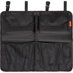 ADOS001, Органайзер на спинку заднего сиденья, 2/3, цельный, с карманами, цвет черный