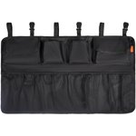ADOS002, Органайзер на спинку заднего сиденья, 1/1, цельный с карманами, цвет черный