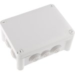 0 920 42, Plexo Series Grey Plastic Junction Box, IP55, 74 x 110 x 155mm