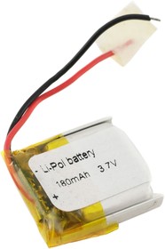 Аккумулятор универсальный 4x15x16 мм 3.8V 180mAh Li-Pol (2 pin)