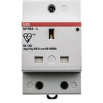 2CSM258163R0721 M1363-L, Grey 1 Gang Plug Socket, 13A, Type G - British, Indoor Use