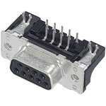09664526616, D-Sub Standard Connectors DSUB SV FEM SSDP ANG73-254 15P