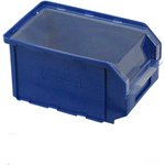 Ящик пластиковый с прозрачной крышкой 3,8 л синий cк-2 CК2-B