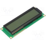 RC1602E-FHW-ESX, Дисплей: LCD, алфавитно-цифровой, FSTN Positive, 16x2, серый, LED