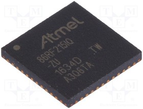 AT86RF215IQ-ZU, IC: RF transceiver; 13-bit I/Q,LVDS 13-bit I/Q; QFN48; ISM