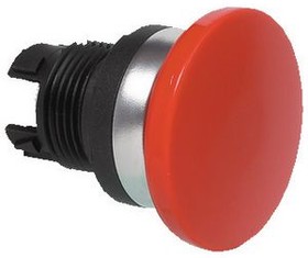 L21AD01, Mushroom Buttons Momentary Function Pushbutton Red IP66 / IP69K Pushbutton Switches