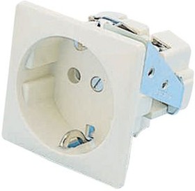 418031 (BERKER), Wall Outlet 1x DE Type F (CEE 7/3) Socket Flush Mount 16A 250V White