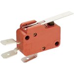 1006.0901, Micro Switch 1006, 10A, 1CO, 1.4N, Flat Lever