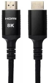 Фото 1/4 Кабель интерфейсный HDMI-HDMI VCOM ACG859B-3.0 19M/M,ver. 2.1 8KX60Hz (Econom) оплетка 3m iOpen